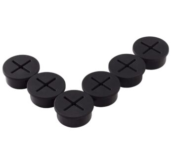 keenkee 6 PCS Flexible Silicone Cable Cord Grommet, 1 Inch Desk Grommets for Table and Oth