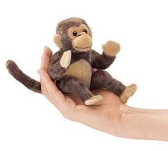 Folkmanis Mini Monkey Finger Puppet , Brown