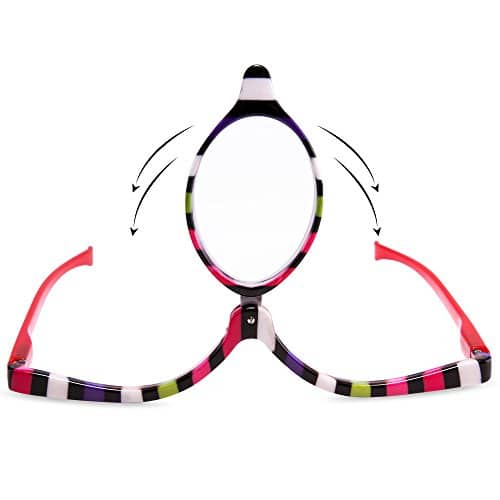 EYEGUARD Readers 2 Pack Magnifying Makeup Glasses Eye Make Up Spectacles Flip Down Lens Fo - Image 4