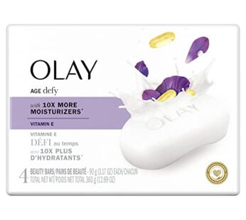 Olay Age Defying Beauty Bar Soap, 4 ct