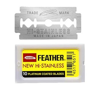 Feather Double Edge Safety Razor Blades 10 Count