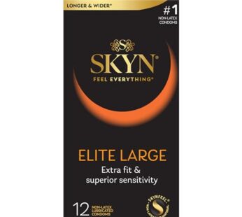 SKYN Elite Large Non-Latex Condoms, 12 Count