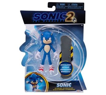 Sonic the Hedgehog 2 The Movie 4″ Articulated Action Figure Collection (Sonic)