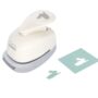 Bira Craft 5/8 inch Rabbit 2 Shape, Easter Punch, Lever Action Craft Punch for Paper Craft