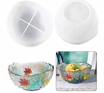 Yalulu Fruit Bowl Resin Mold, Silicone Tray Molds, Large Epoxy Resin Casting Irregular Bow