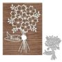 SunnyKids Flower Decoration Metal Cutting Die Cuts, Flower Decoration Stencils DIY Crafts