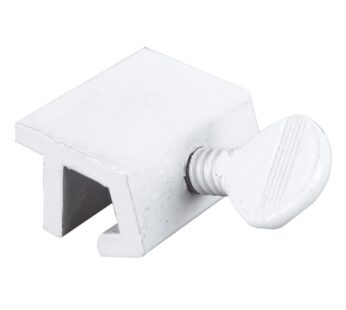 Prime-Line U 9823 Aluminum, White Finish, Sliding Window Security Lock (4 Pack)