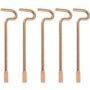 Bedroom/Bathroom Door Emergency Keys Compatible with Kwikset Interior Levers and Knobs (5)