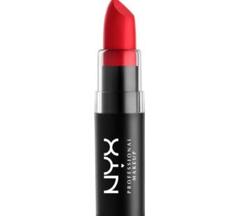 NYX PROFESSIONAL MAKEUP Matte Lipstick – Eden (Bright Blue-Red)