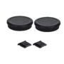 2 Pack Z Mount Body Cap Cover & Rear Lens Cap for Nikon Z8 Z9 Z7 Z7II Z6 Z6II Z5 Z50 Z30 Z