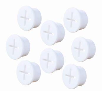 JJY 8 Pack Cable Cord Grommet 3/4 Inch Flexible Wire Rubber Grommets for Desk and Other Fu