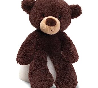 GUND Fuzzy Teddy Bear, Premium Stuffed Animal for Ages 1 and Up, Chocolate Brown, 13.5?