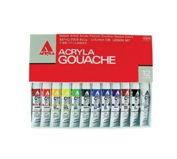 Holbein Acryla Gouache Lesson Set Of 12 20Ml