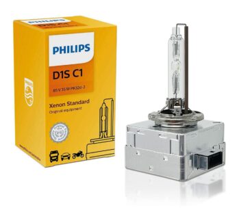 Philips D1S Standard Authentic Xenon HID Headlight Bulb, 1 Pack (85415C1)