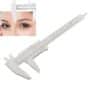 Vernier Caliper Waterproof Plastic Eyebrow Permanent Makeup Ruler Students Experimental Me