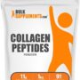 BulkSupplements.com Collagen Peptides Powder - Collagen Supplement, Bovine Collagen Powder - Powdered Collagen, Hydrolyzed & Gluten Free, 11g per Serving, 1kg (2.2 lbs) (Pack of 1)