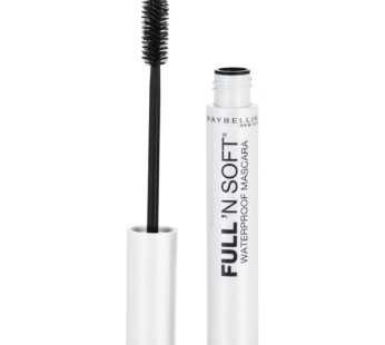 Maybelline Full ‘N Soft Waterproof Mascara, Very Black, 1 Count
