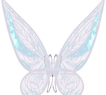 ZEXILILA Large White Fairy Wings for Adults,DIY Fairy Wings,Butterfly Wings,Halloween Cosp