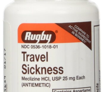 Rugby Travel Sickness, Tablets, 100 Ea