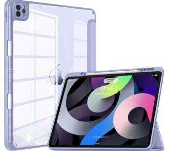 DTTOCASE for iPad Pro 12.9 Case 6th/5th/4th/3rd Generation 2022/2021/2020/2018,Clear Back