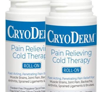 CryoDerm Cold Therapy 3 oz Roll On (2 Pack)