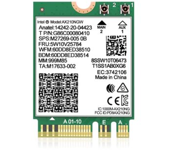 WiFi 6E Wireless Card Intel AX210 NGW Bluetooth 5.3 Tri-Band 5400Mbps Network Adapter for