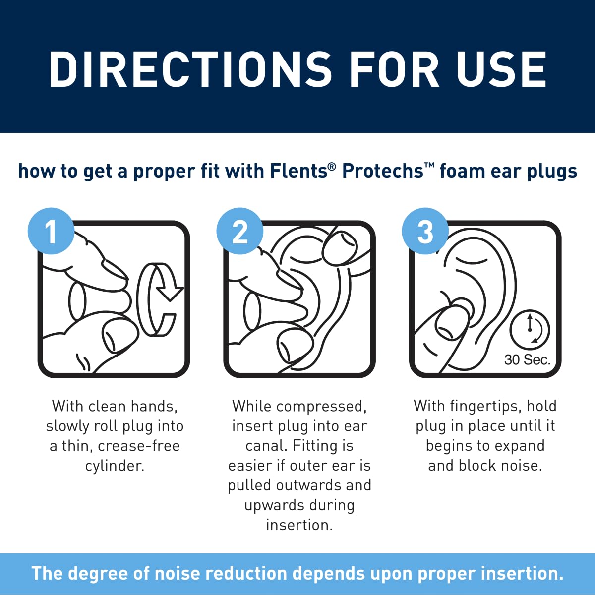 Flents Foam Ear Plugs, 10 Pair with Case for Sleeping, Snoring, Loud Noise, Traveling, Con - Image 4