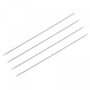 uxcell 2 Pairs Knitting Needle Set, 2.2mm Diameter 9.84 Inches Length Stainless Steel Doub