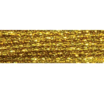 DMC 317W-E3852 Light Effects Polyster Embroidery Floss, 8.7-Yard, Dark Gold