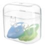 Accmor Pacifier Container Can Storage 2 Pacifiers, Baby Pacifier Holder Case for Travel, B