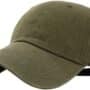 KB-LOW OLV Classic Cotton Dad Hat Adjustable Plain Cap. Polo Style Low Profile (Unstructur
