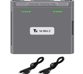 Hanatora Two-Way Battery Charging Hub and Check Battery Level for DJI Mini 4K/2/SE Drone,C