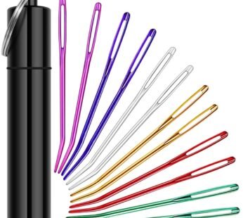yklbpd 12pieces Yarn Darning Needle Large Big Eye Weaving Needle,Tapestry Needle Bent Need