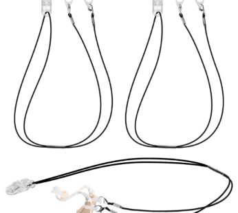 3 Pieces Hearing Aids Clip Holder Portable Hang Rope Anti Lost Hearing Amplifier Lanyard C