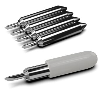 Hadwoer 5PCS Replacement Cutting Blades Compatible with Joy, Cut Vinyl Fabric Carbide Stan