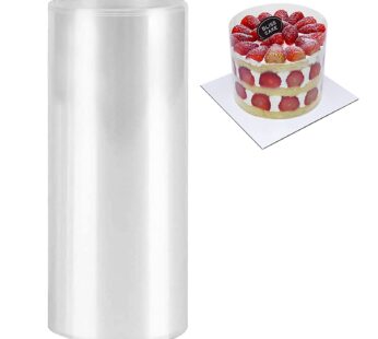 6 Inch Cake Collars, BYKITCHEN Acetate Sheets for Cake, Transparent Collar Acetate Roll, C