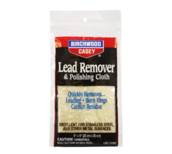 BIRCHWOOD CASEY Lead Remover & Polishing Cloth Durable Lightweight 6″x9″ Cleaning Rag for