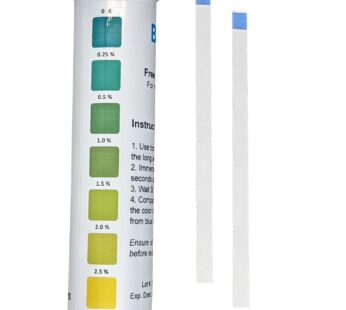 Frying Oil Quality Test Strips, Low Range Free Fatty Acid (FFA) 2.5% [Vial of 50 Test Stri