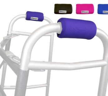 Crutcheze Deep Purple Walker Padded Hand Grip Covers Made in USA Moisture Wicking, Comfort