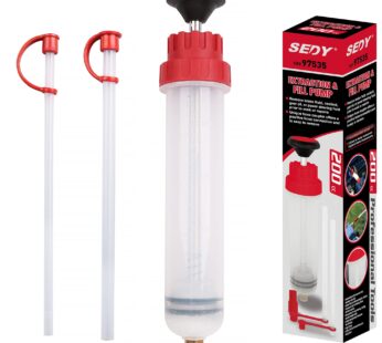 SEDY Fluid Extractor – 200cc Multi-Purpose Syringe, Oil Suction Pump, Manual Extraction an
