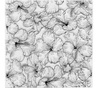 Flowers Background Clear Stamps for Card Making Scrapbooking Crafting DIY Decorations, Flo