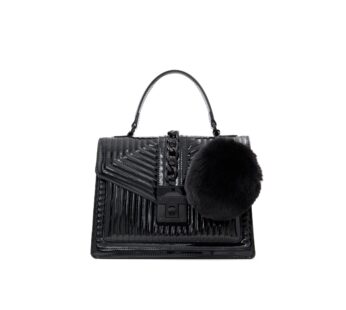ALDO Women’s Mini Jerilini Top Handle Bag, Black/Black