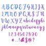 Patelai 70 Pieces Alphabet Dies for Card Making Number Cutting Dies 26 Letters Metal Embos