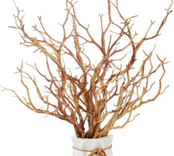 8 Pieces Dried Tree Branches Artificial Antler Branch Manzanita Branches Plastic Tree Bran