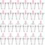 24 Pieces Mini Coffee Cup Keychain Dollhouse Plastic Mini Coffee Cups with Lids Ice Cream