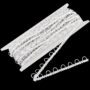 10 Yards Gimp Braid Trim with Elastic Button Loop Bridal Button Loops Dress Zipper Extende
