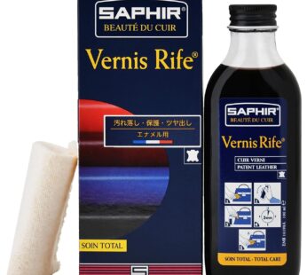 SAPHIR Vernis Rife – Patent Leather Cleaner – Shine, Clean and Protect against Cracking –