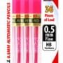 Pentel Refill Lead, 0.5mm, Fine, Red, 12 Pieces Per Tube, 3 Pack (PPR5BP3-K6)