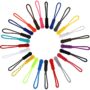 50 Pieces Zipper Pulls, 25 Colors Zipper Tags Strong Nylon Cord, Zipper Pull Replacement f