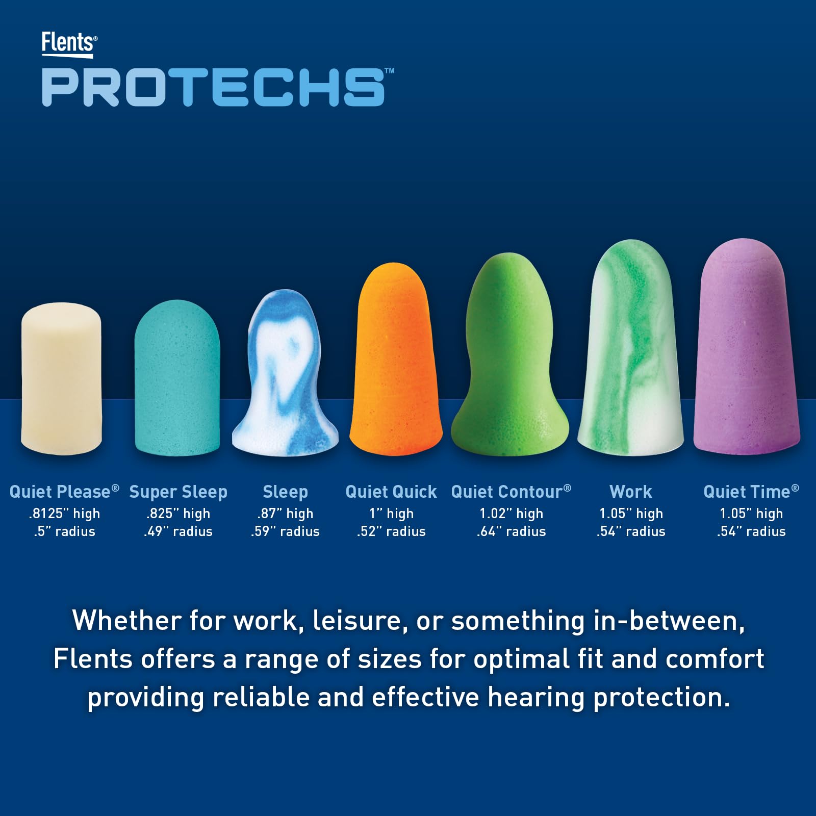 Flents Foam Ear Plugs, 10 Pair with Case for Sleeping, Snoring, Loud Noise, Traveling, Con - Image 5